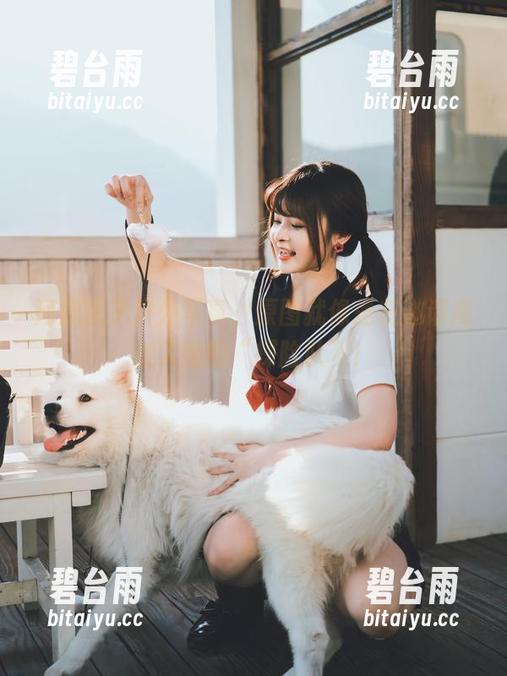 河豚抚子户外写真，原图就像是在邀请我加入她的“探险队”！